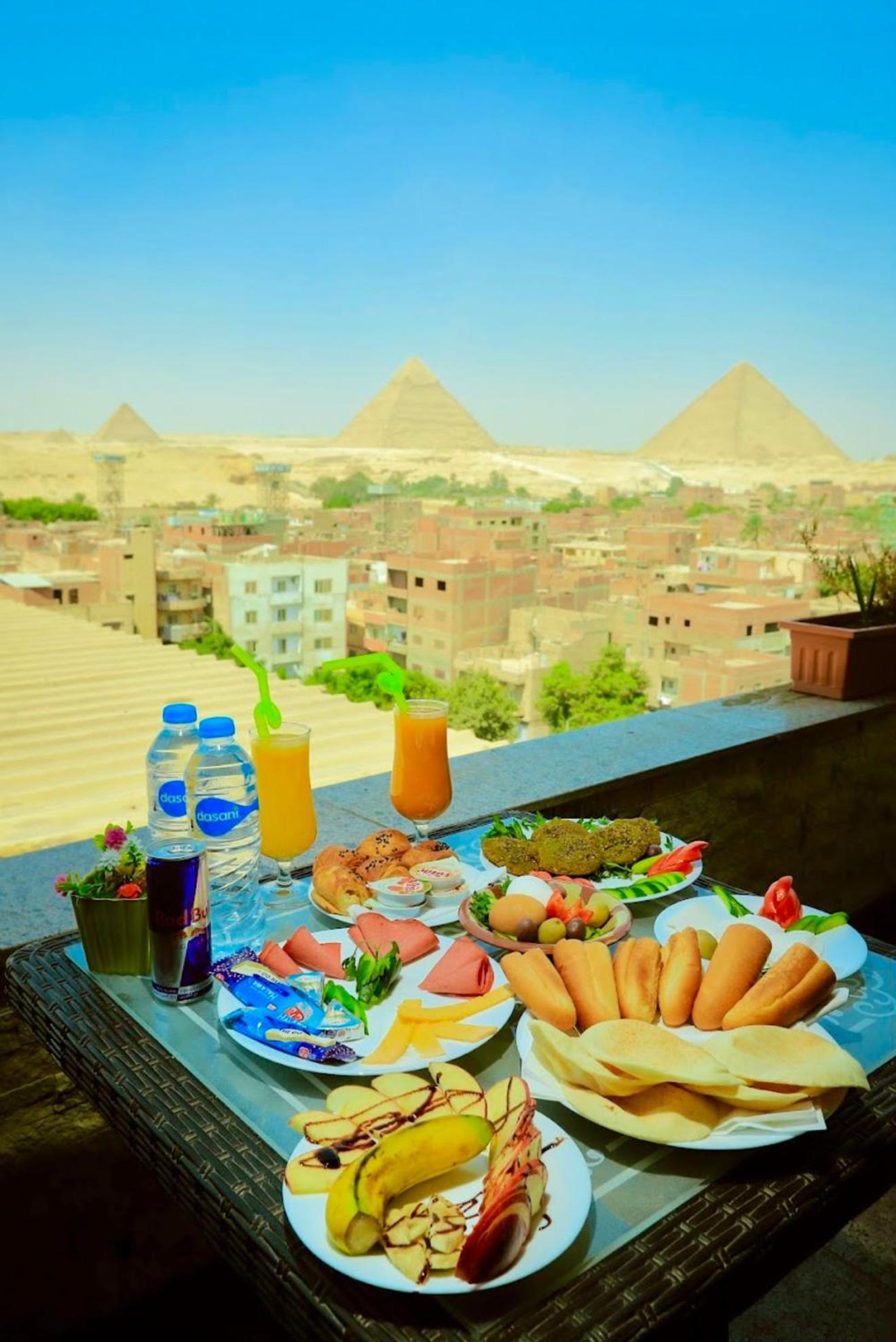 Kafret el-Gabal Topaz Pyramids View Inn מראה חיצוני תמונה